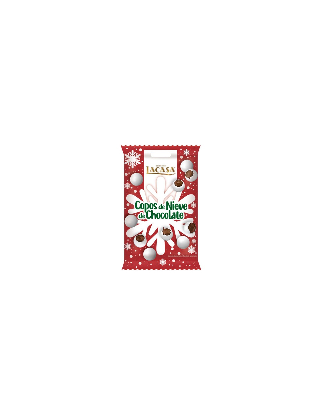 LACASA/COPOS DE NIEVE DE CHOCOLATE 70 GRS. X 12 U.