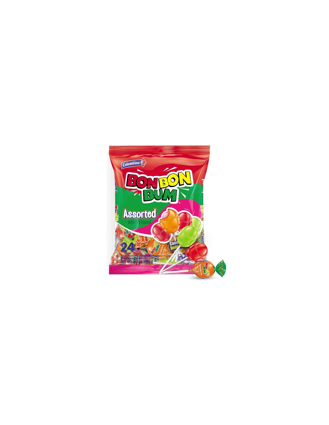 FIESTA/BOLSA BOM BOM BUM SURTIDA 24 UND. C/15