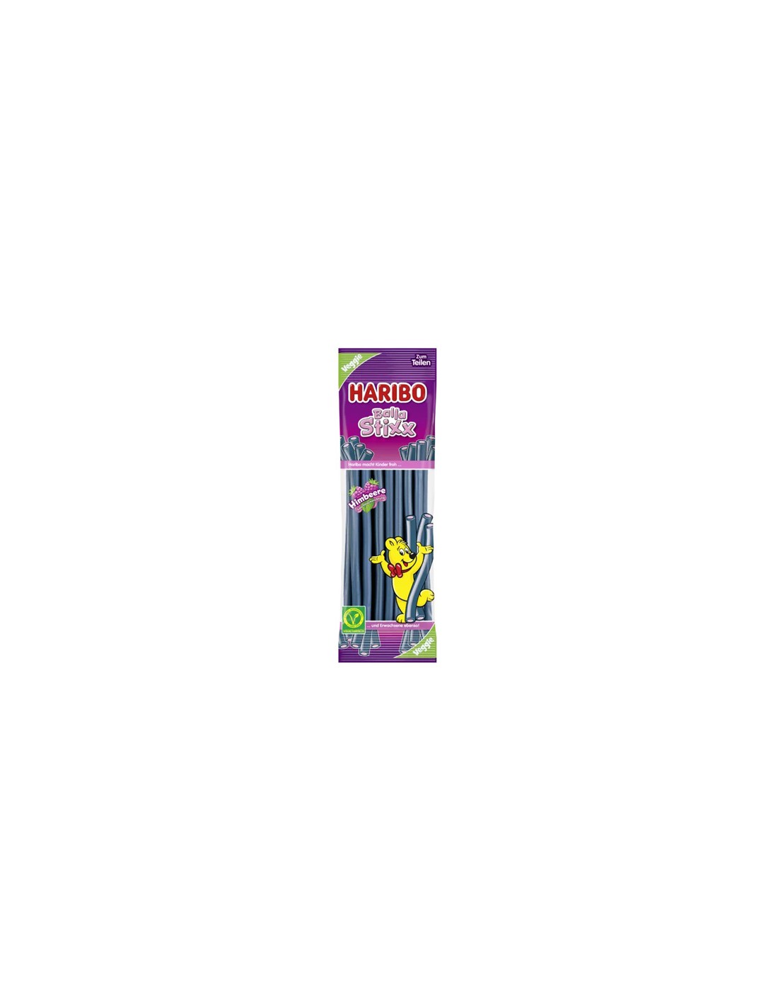 HARIBO/SOLAPA BALLA STIXX FRAMBUESA 16 X 200 GRS.