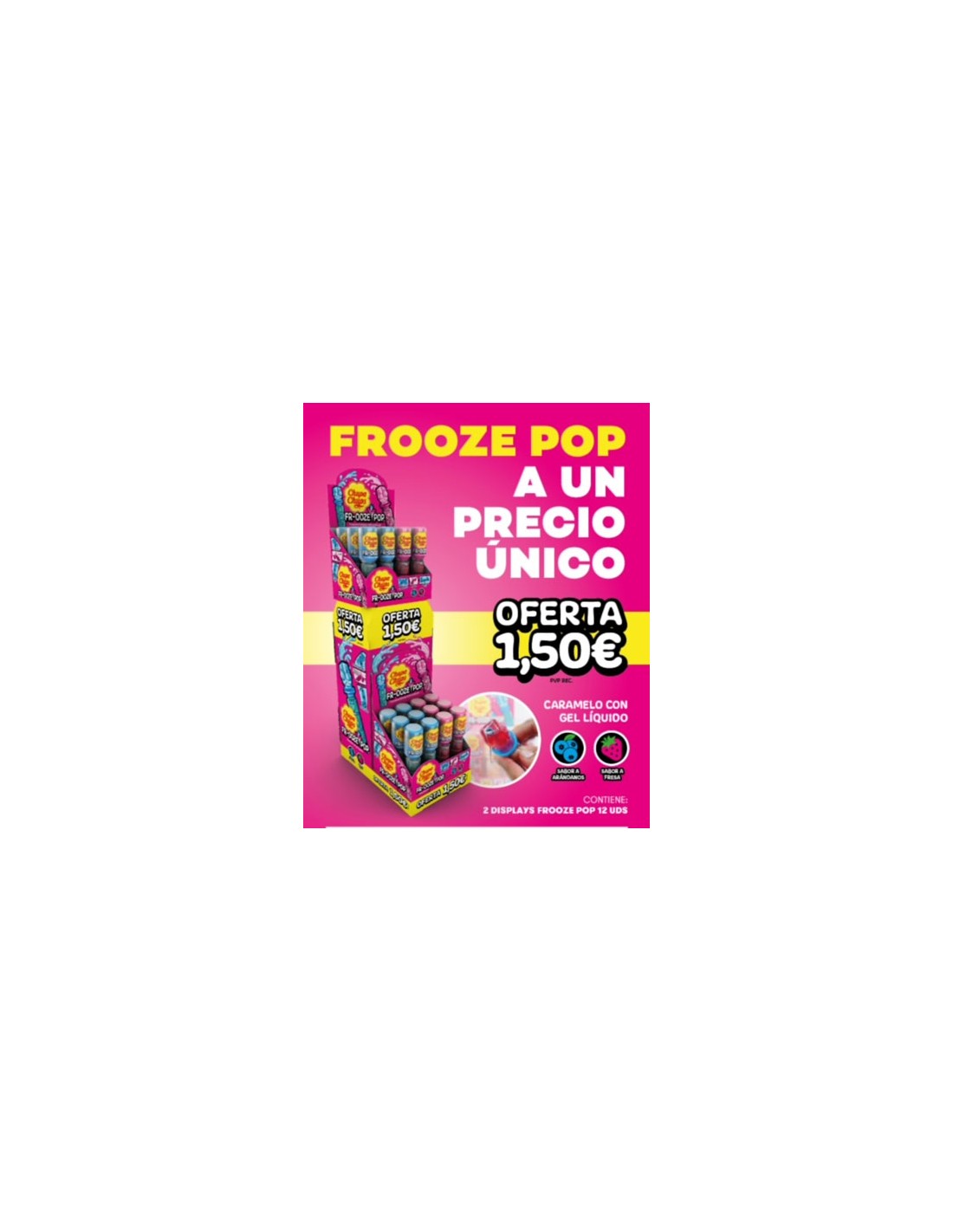 CHUPA/LOTE FROOZE POP 24 UND. 1,50 