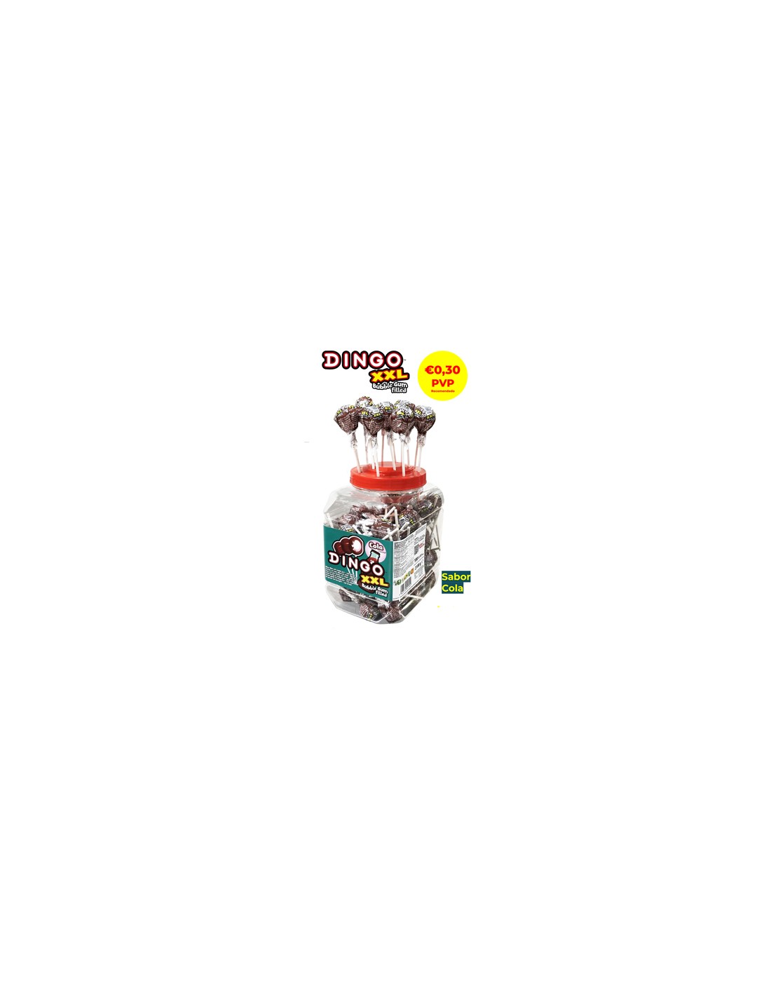 SABABA/BOTE DINGO XXL COLA 100 UND. 0,30
