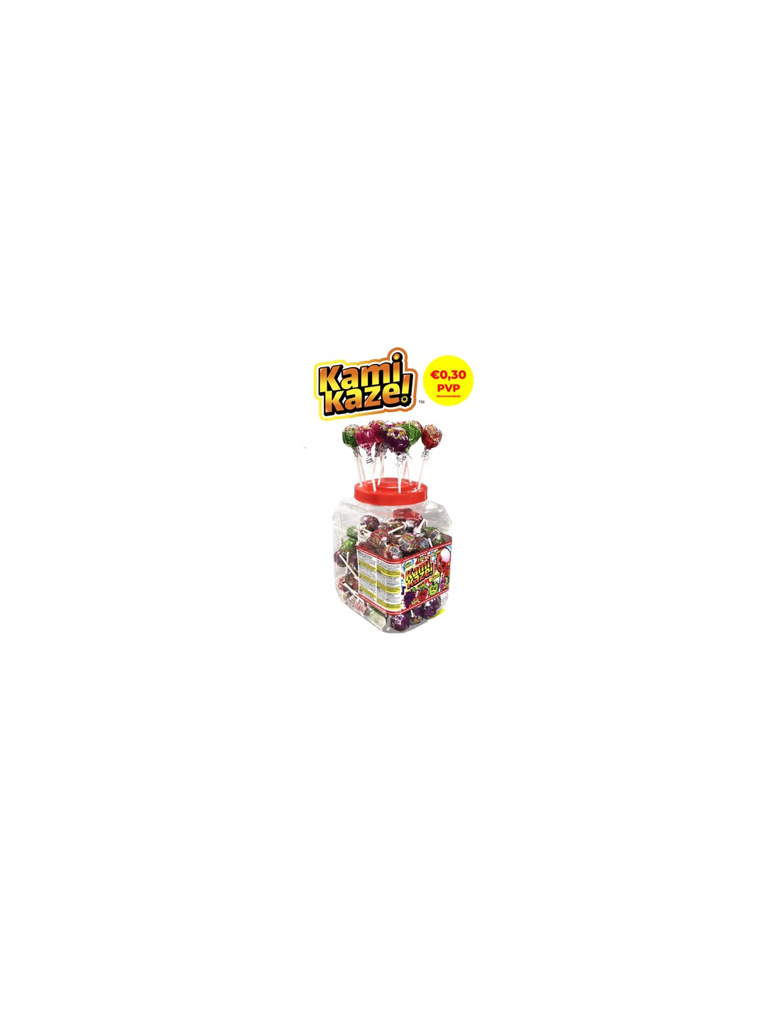 SABABA/BOTE KAMIKAZE SURTIDO ACIDO 100 UND. 0,30