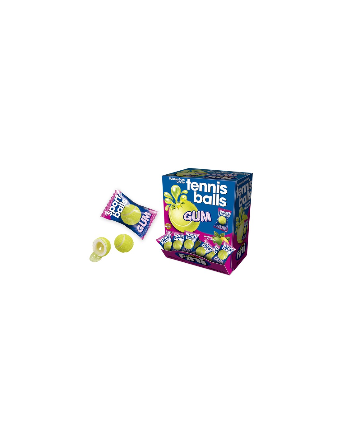 FINI/TENNIS BALL GUM 200 UND. C/6