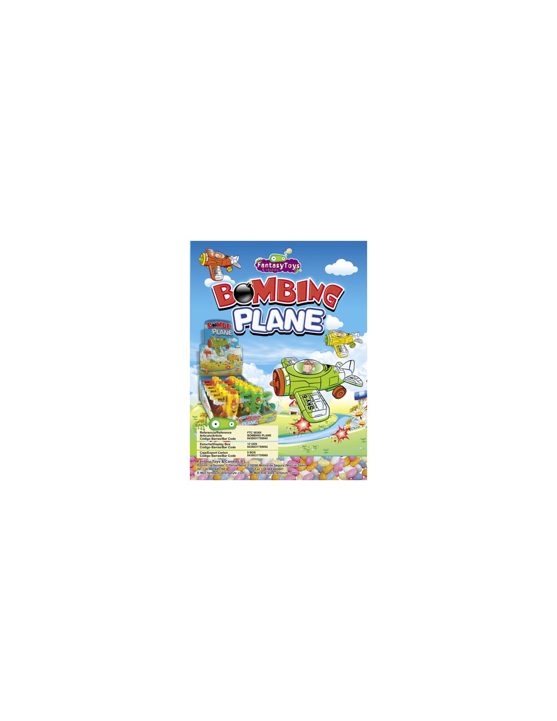 FANTASY/BOMBING PLANE 12 UND. C/8