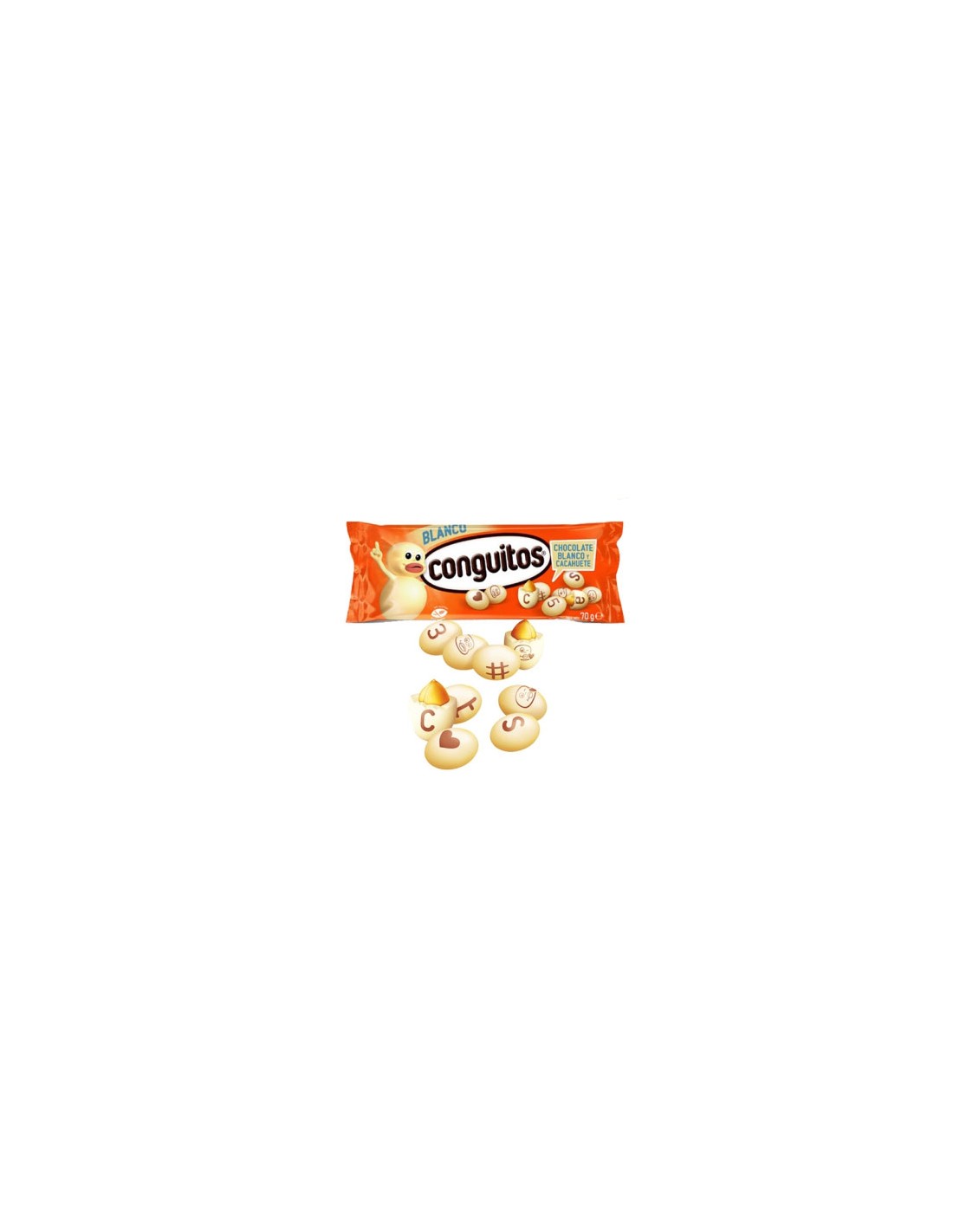 LACASA/70 GRS. CONGUITO BLANCO  X 18 UND.