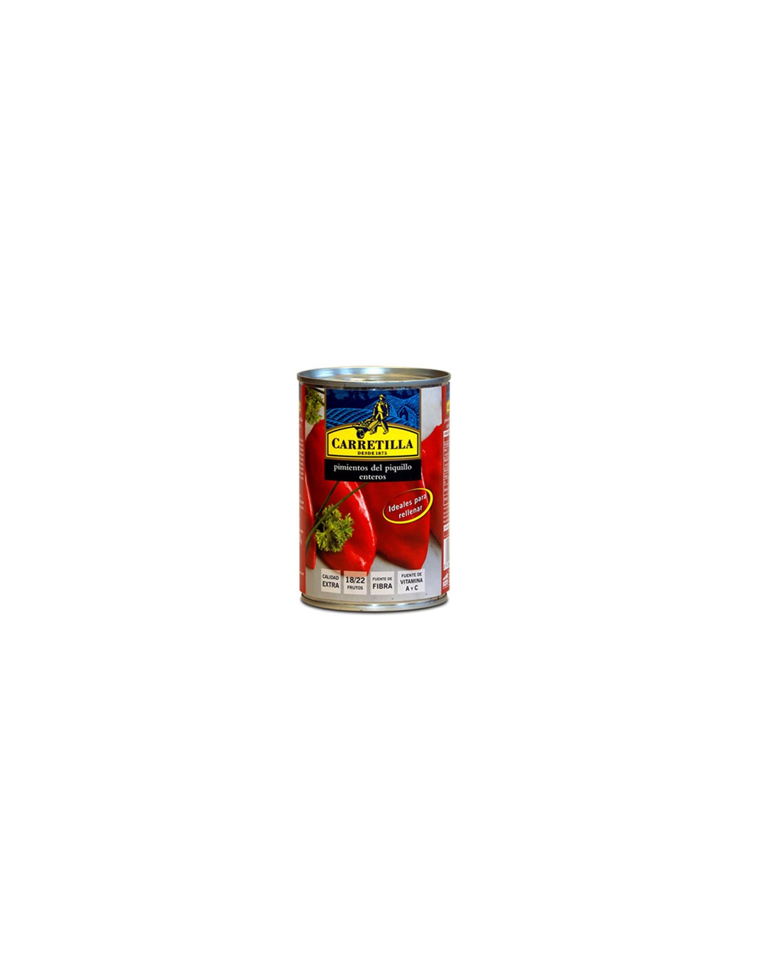 CARRETILLA/LATA PIQUILLO ENTERO 18/22 12 X 360 GR.