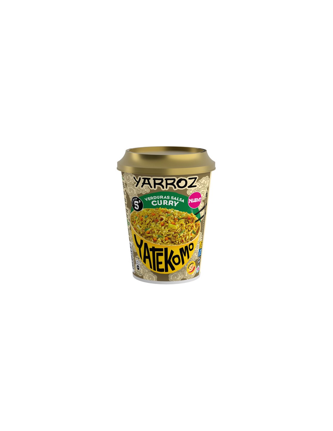 YARROZ VERDURAS CURRY  8 UDS  X  84 GRS.