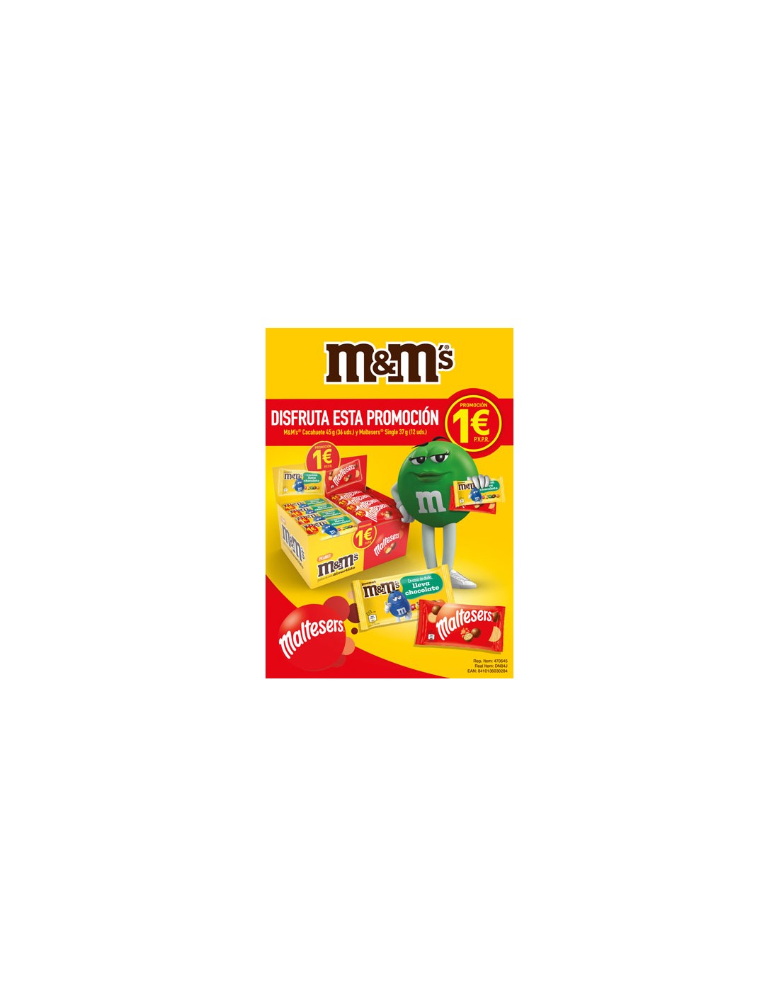 MARS/LOTE M&M - MALTESERS 1  48 UND.