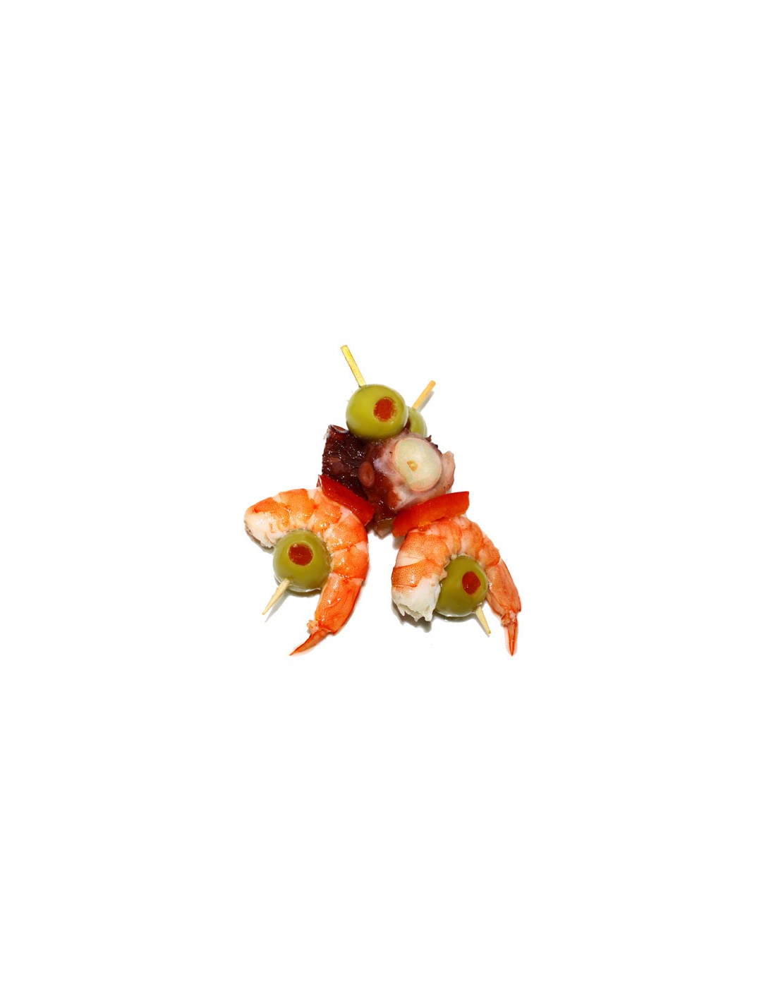 ALSUAL/BANDERILLA PULPO-LANGOSTINO 20 UND. C/4