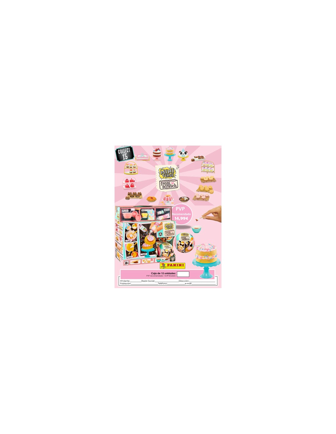 PANINI/MINIVERSE MINI DINNER SCRATCH 14,99 15 UN.