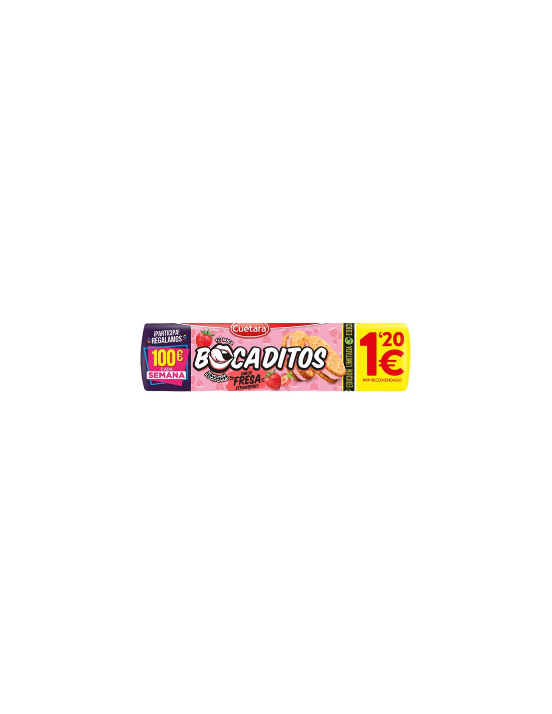CUETARA/BOCADITO FRESA 1,20  15 X 150 GRS.