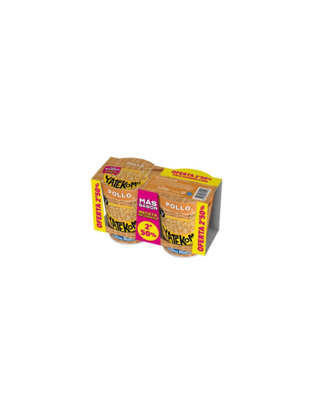 YATEKOMO POLLO DUO 4 X 60 GRS.