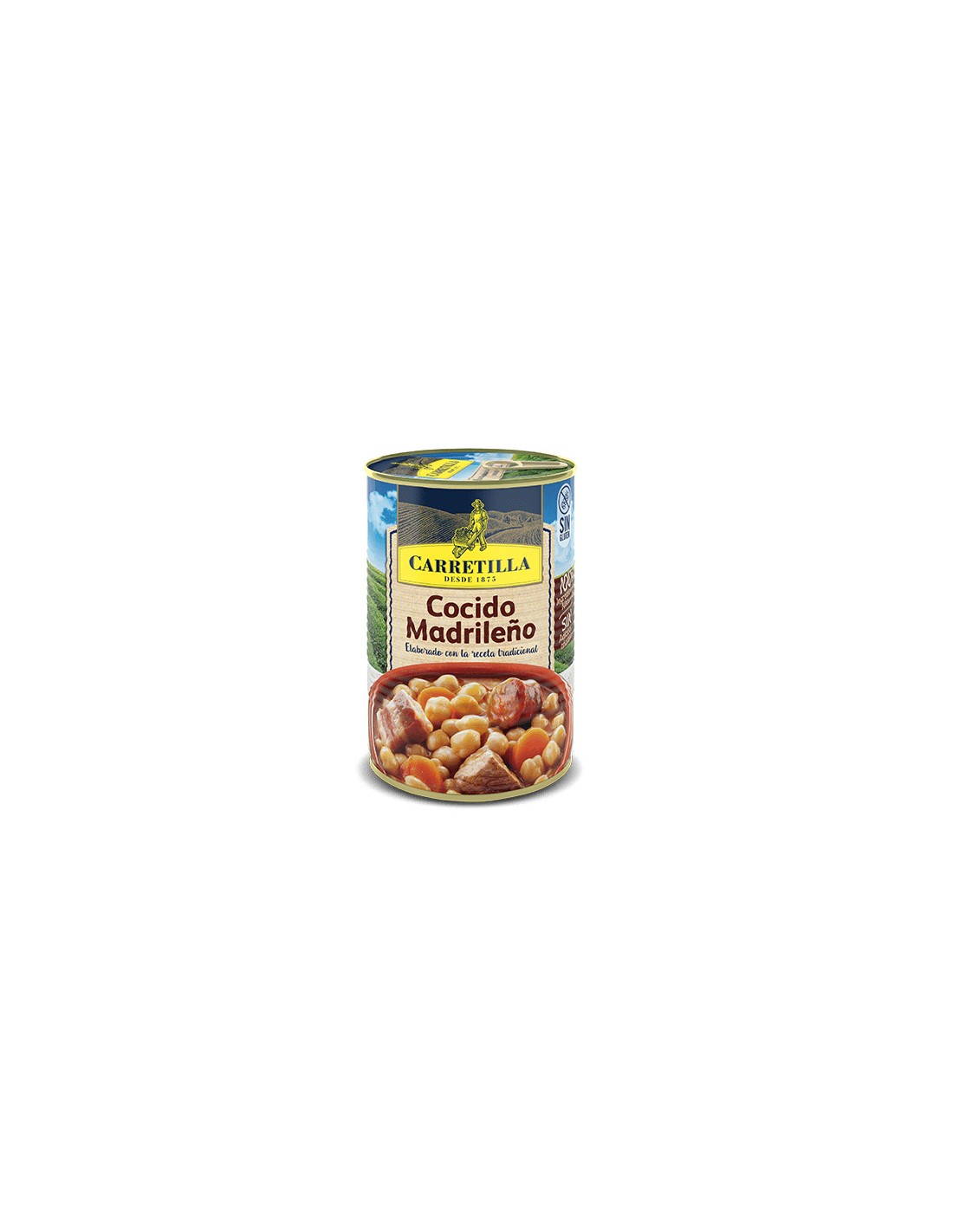 CARRETILLA/LATA COCIDO MADRILEÑO 12 X 500 GRS.