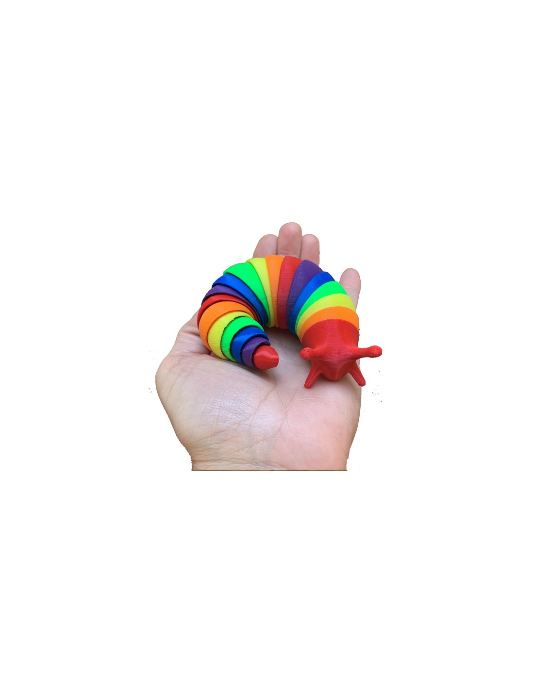 LEKK/GUSANO ARCO IRIS SENSORIAL 24 UND. C/3