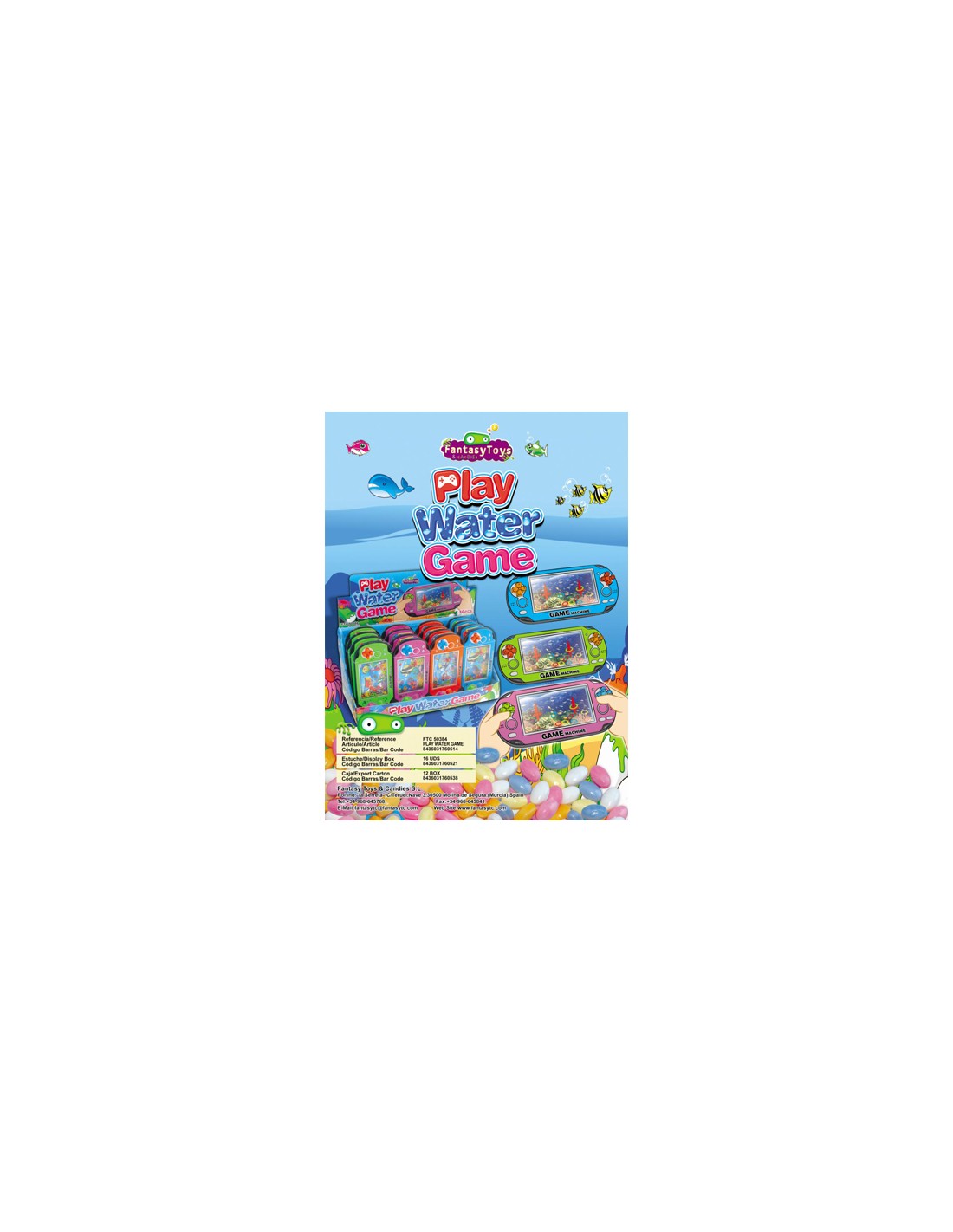 FANTASY/PLAY WATER GAME 16 UND. C/12