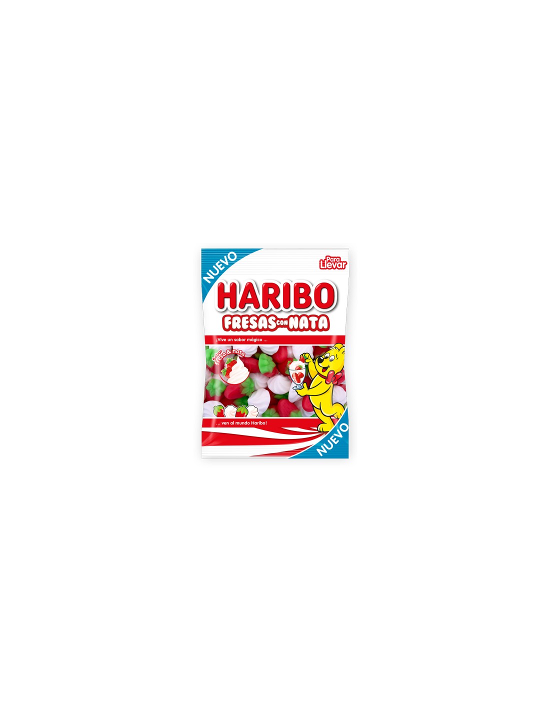 HARIBO/SOLAPA FRESAS CON NATA 18 X 100 GRS.