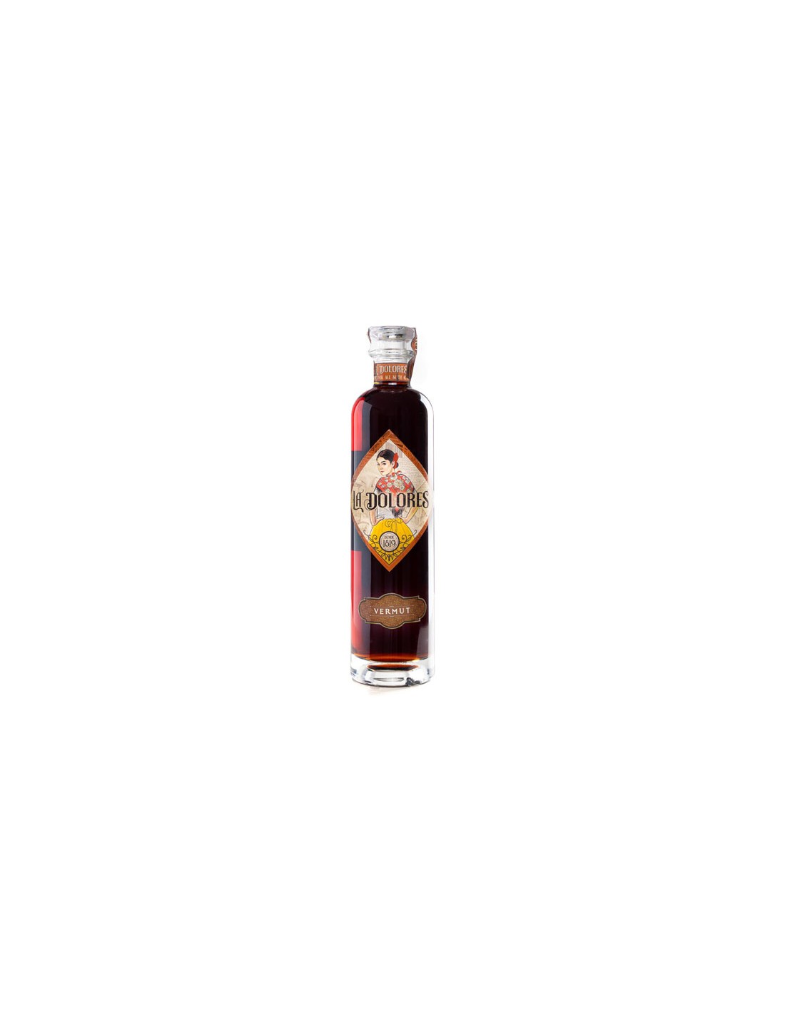 CAJA BOTELLAS LA DOLORES VERMUT 6 BOTELLAS 75 CLS.