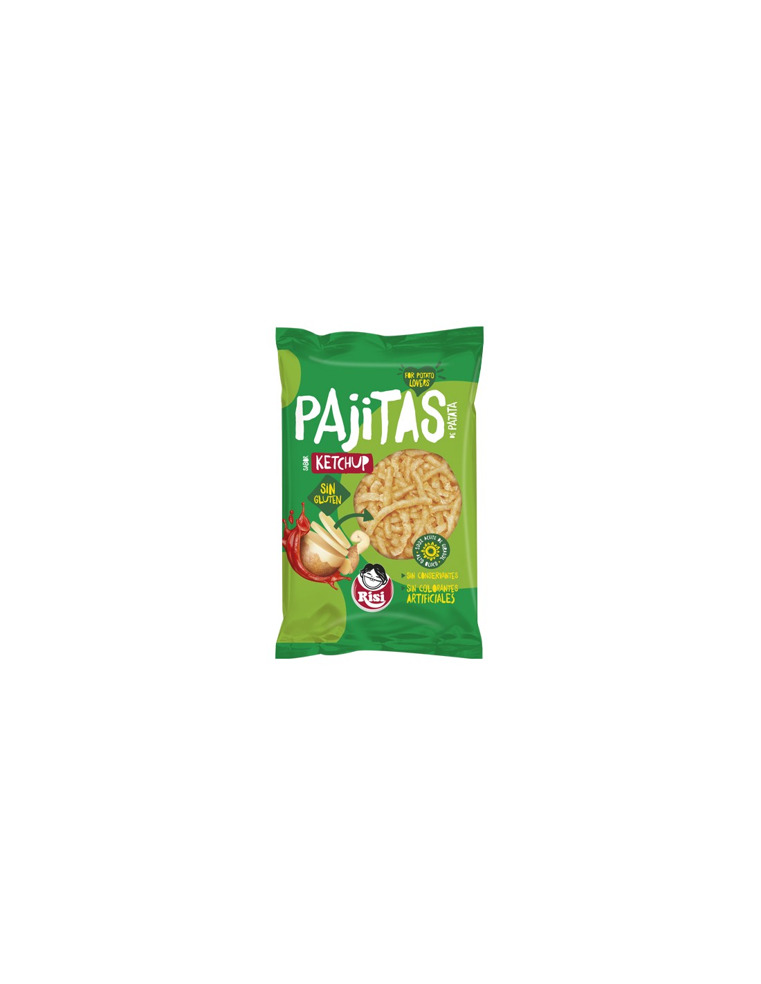 RISI/FAMILIAR PAJITAS KETCHUP 100 GRS. X 9 UND.
