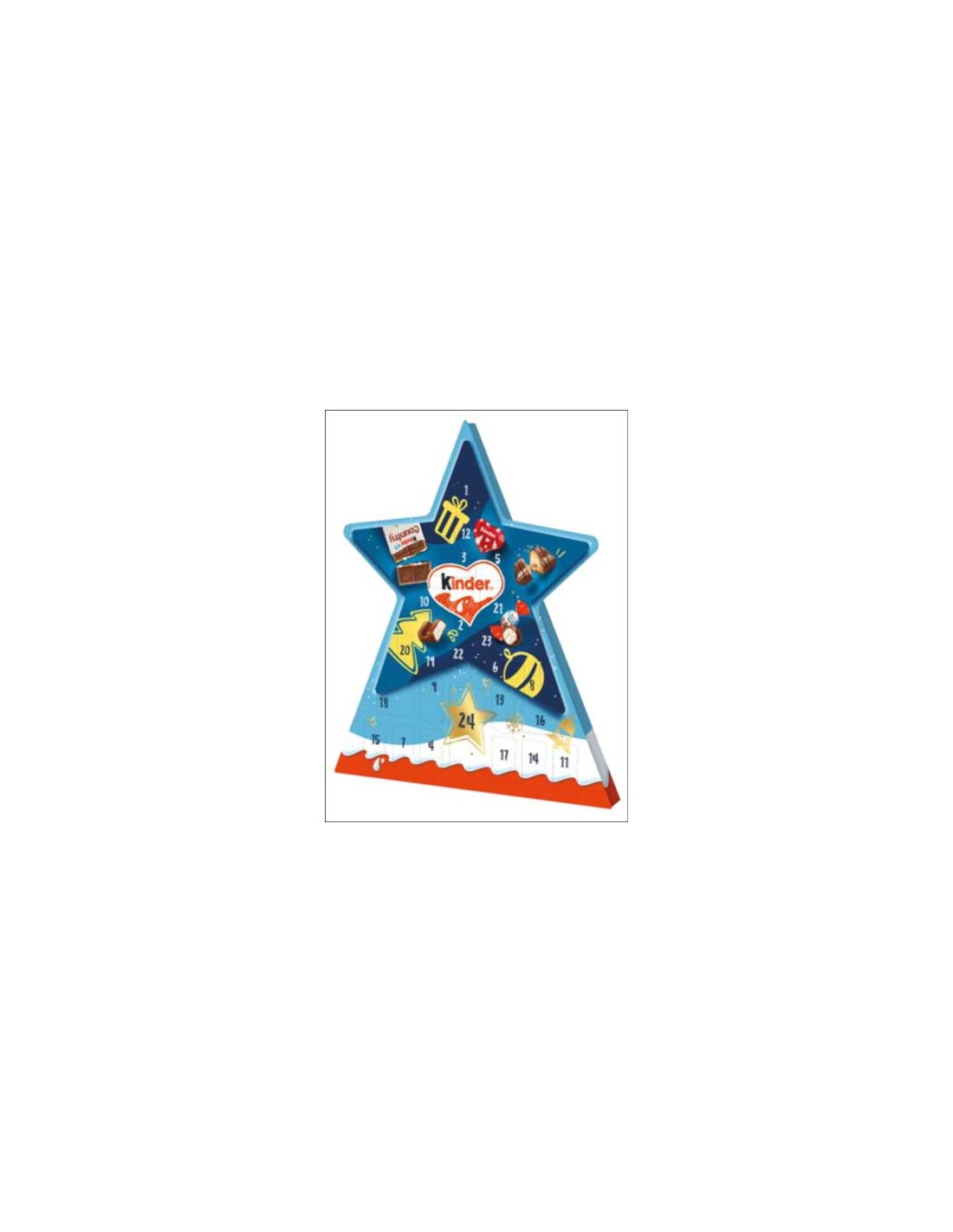 FERRERO/CALENDARIO ADVIENTO KINDER MIX 149GR. C/10