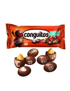 LACASA/70 GRS. CONGUITO NEGRO  X 18 UND.