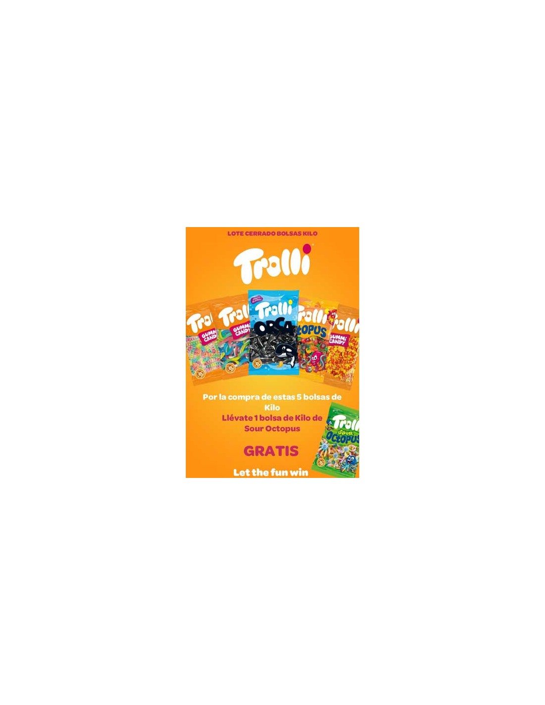 TROLLI/LOTE PROMOCION 5 + 1 KG.