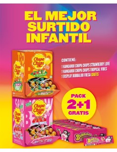 CHUPA/LOTE KANGAROO + BUBBALOO FRESA S/C