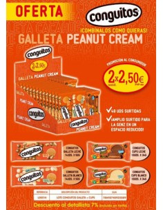 LACASA/LOTE CONGUITO GALLETA - CUPS 2 X 2,50