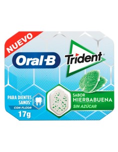 CHUPA/TRIDENT ORAL B HIERBABUENA 12 UND. C/12