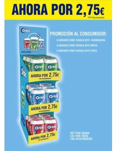 MARS/LOTE ORBIT BOTE 2,75 18 UND.