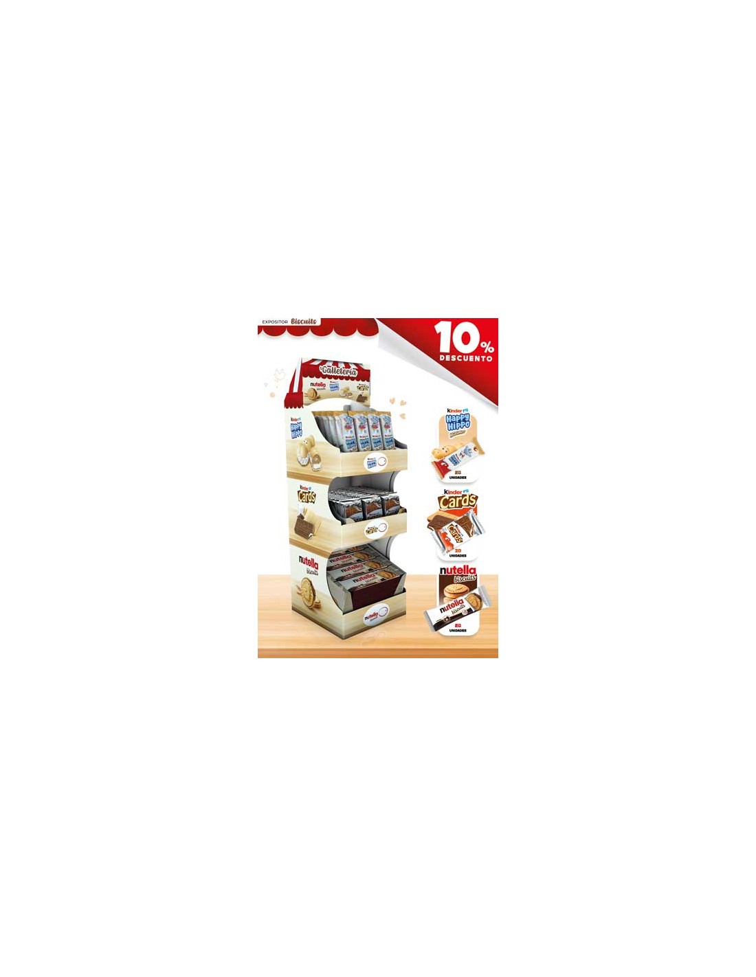 FERRERO/EXPOSITOR BISCUITS 2025 - 10%