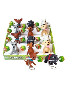 CANDYTOY/BANDEJA LLAVERO PERRITOS 12 UND. C/12