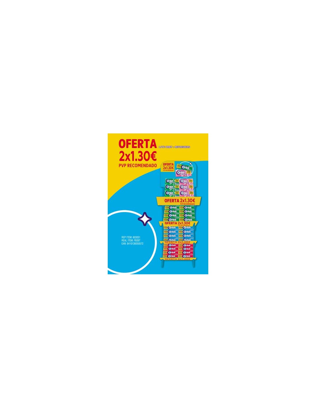 MARS/LOTE ORBIT 2 X 1,30E +REFRESHERS 152 UND.