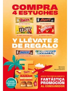 MARS/LOTE CHOCOLATE 4 + 2 REGALO