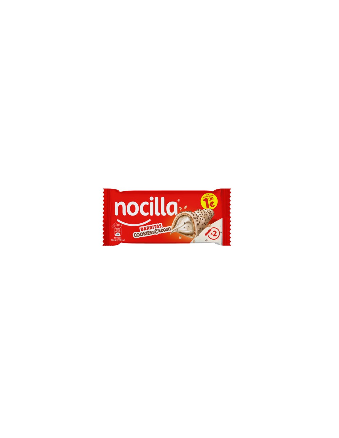 IDILIA/BARRITA NOCILLA COOKIES & CREAM 1,30E 18 U.