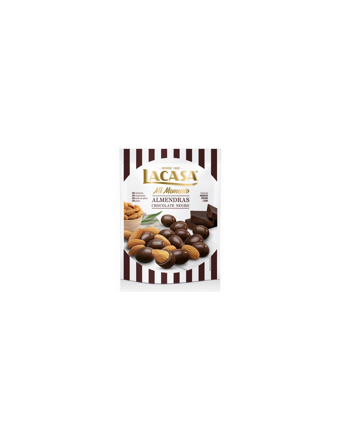LACASA/DOYPACK ALMENDRA CHOCO NEGRO 9 X 125 GRS.