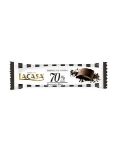 LACASA/BARRITAS 70%  CACAO 16 X 25 GRS.