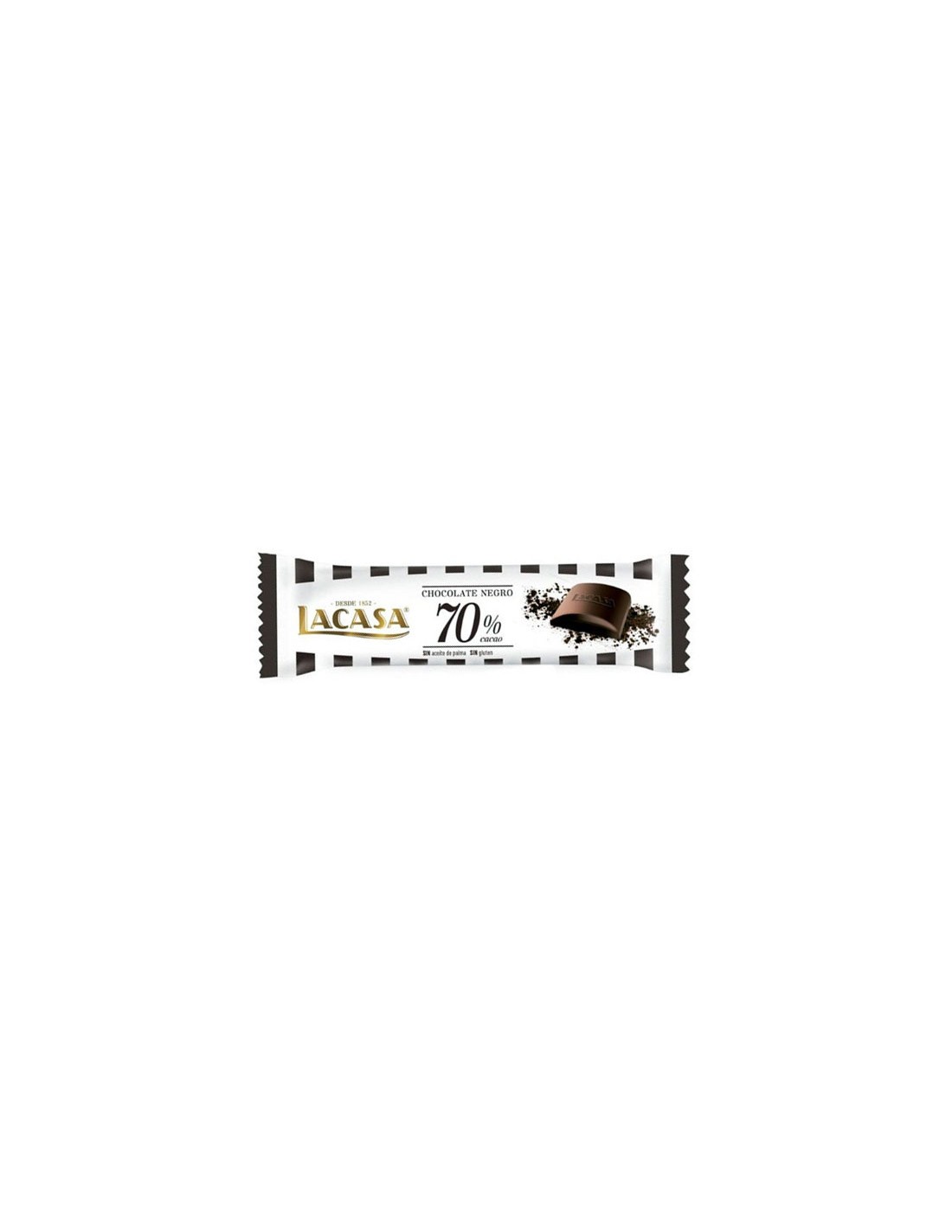 LACASA/BARRITAS 70%  CACAO 16 X 25 GRS.