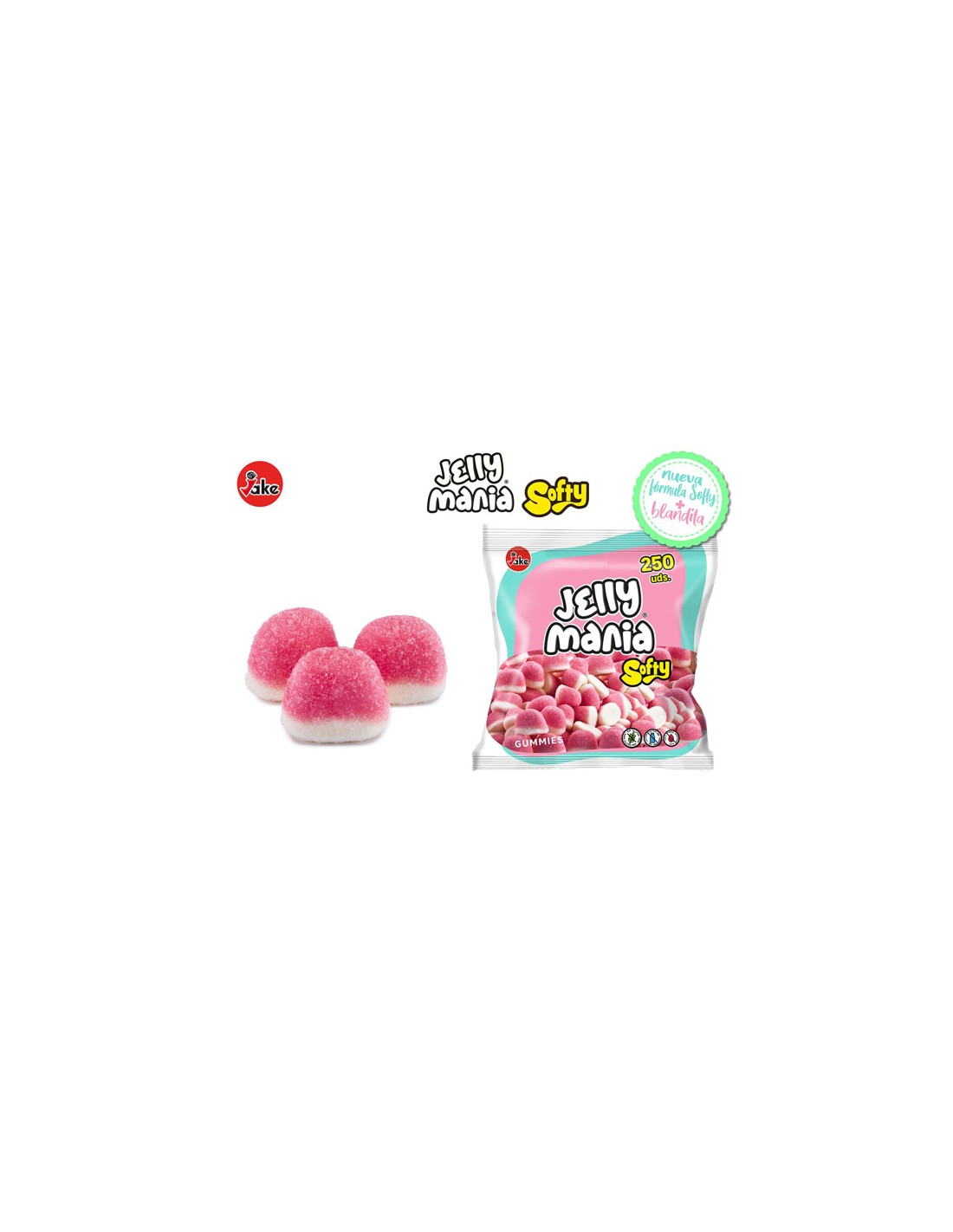 JAKE/BOLSA BESITOS AZUCAR 250 UND. C/6