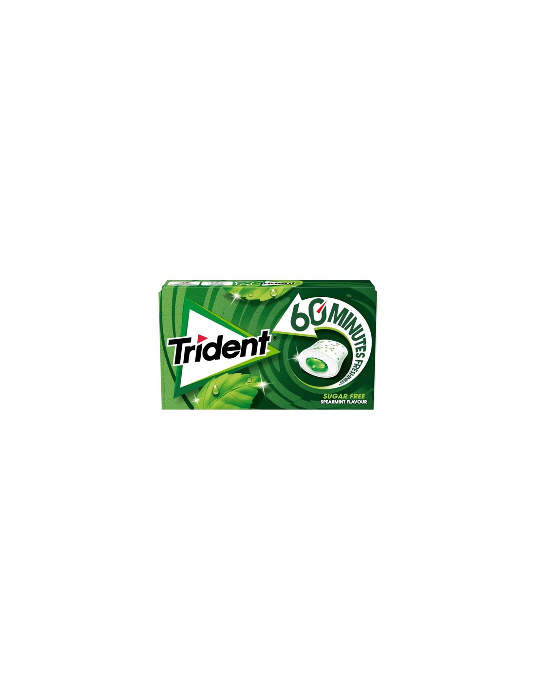 CHUPA/TRIDENT 60 MINUTOS SPEARMINT 16 UND. C/15