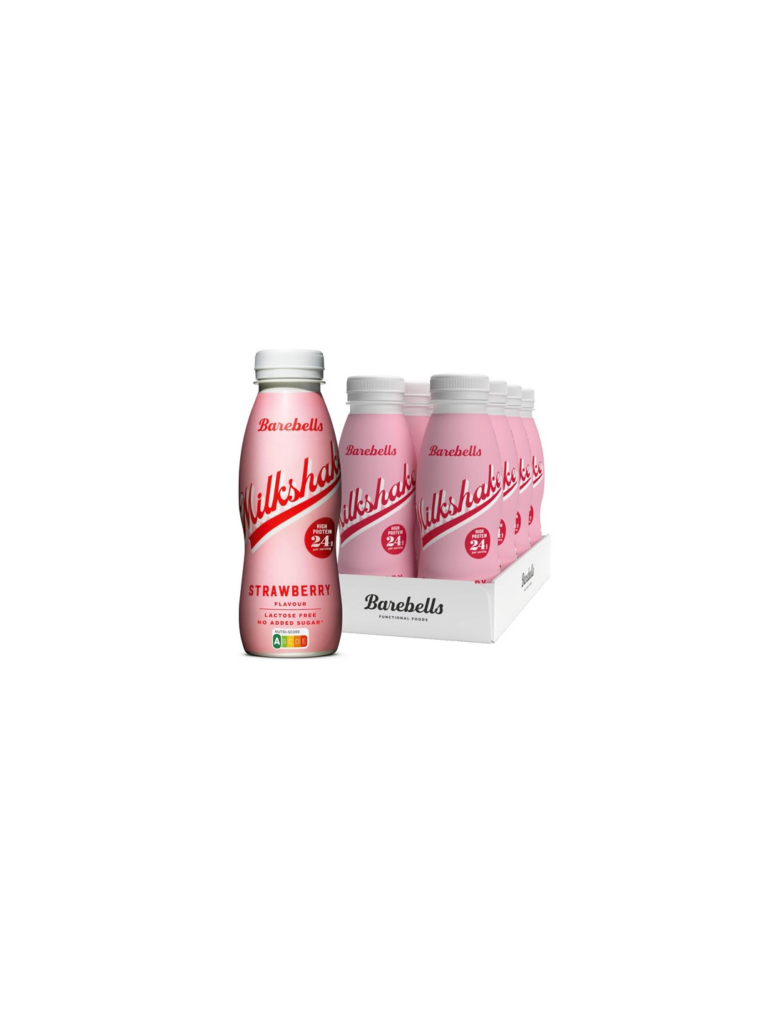 VITAMIN/BATIDO  PROTEIN STRAWB. 330ML. 8U