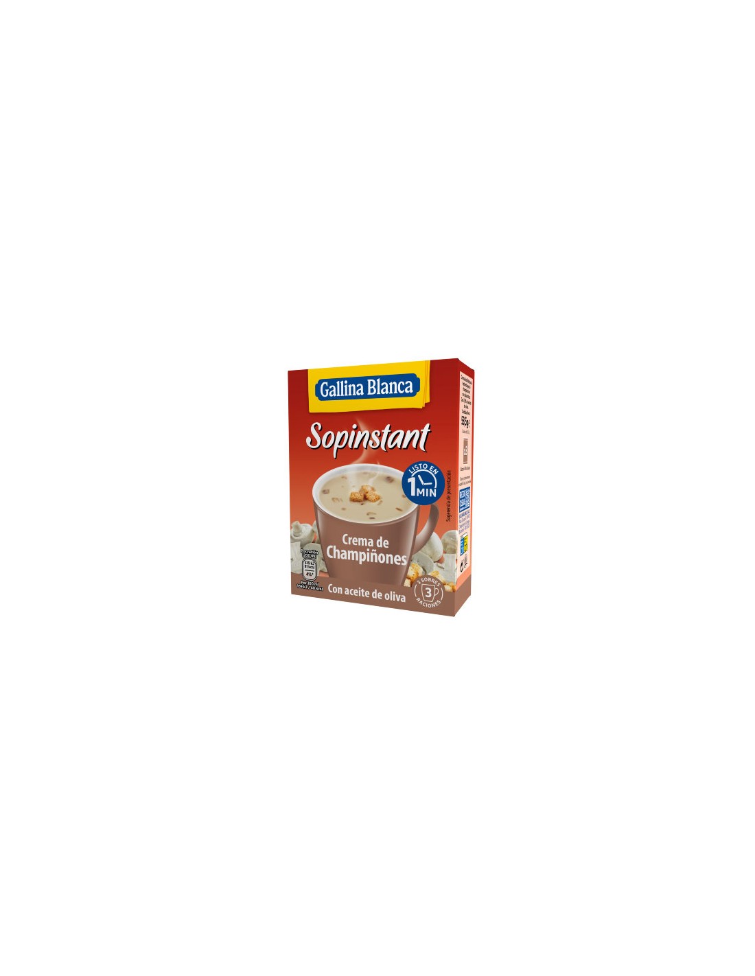 SOPINSTANT CREMA CHAMPIÑONES 10 UND.