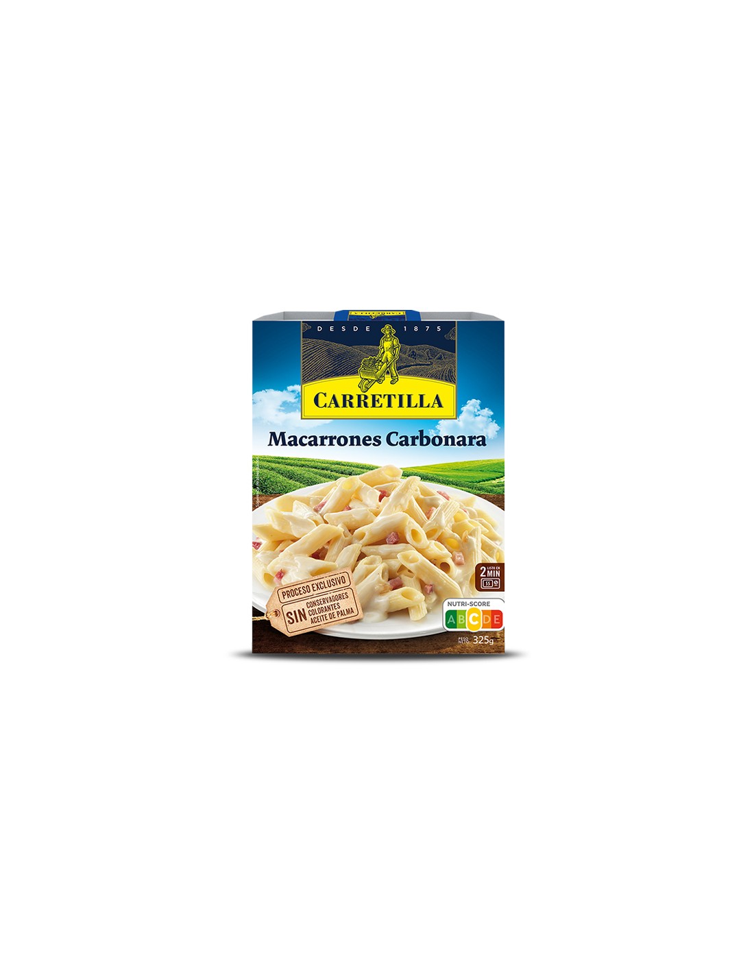CARRETILLA/MACARRONES CARBONARA 10 X 325 GRS.