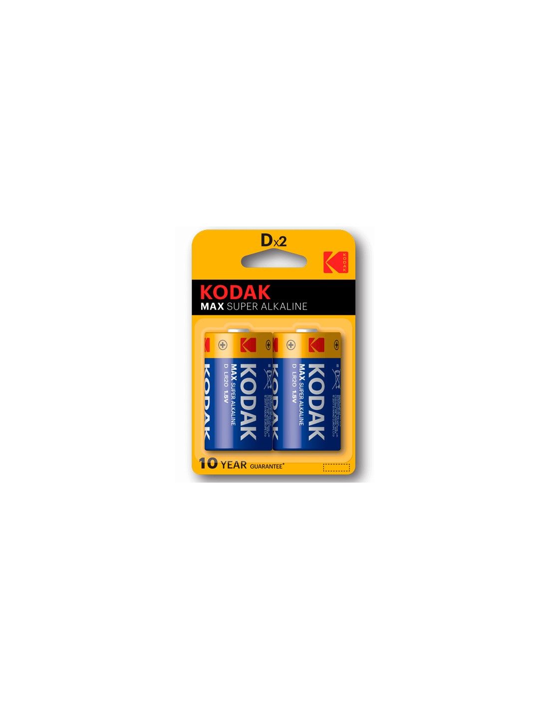 KODAK/LR20 BLISTER (KD) 10 X 2 C/5