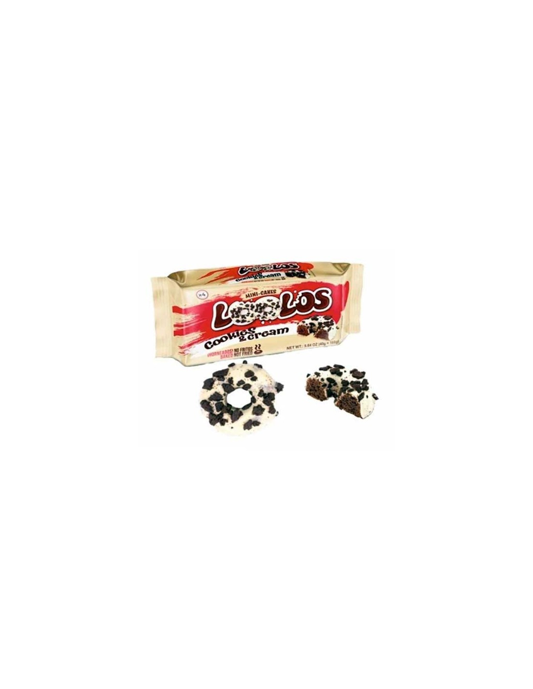 LOOLOS COOKIES AND CREAM 160 GRS. X 10 UND.