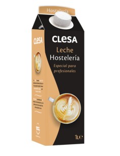 LECHE HOSTELERIA CLESA SEMIDESNATADA SLIM LITRO 6U