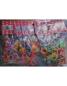 PACK GOMAS COLORES 12 X 200 GOMAS C/70