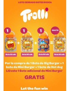 TROLLI/LOTE VUELTA AL COLE 3 + 1 TARRO