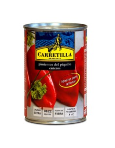 CARRETILLA/LATA PIQUILLO ENTERO 18/22 12 X 360 GR.