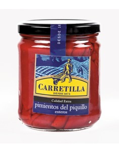 CARRETILLA/FRASCO PIQUILLO ENTERO 225 GRS. X 12 U.
