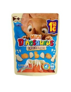 ARTIACH/MINI DINO. CHOCO BLANCO 8x80grs 1,6E